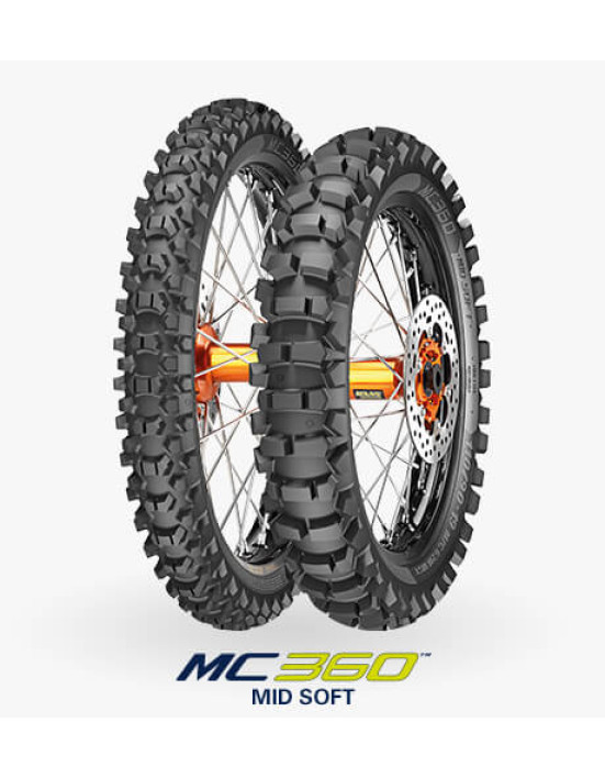 METZELER 110/90-19 MC360 MID SOFT (R) NHS 62M TT Zadná DOT 31/2025 METZELER 110/90-19 MC360 MID SOFT (R) NHS 62M TT Zadná DOT 31/2025