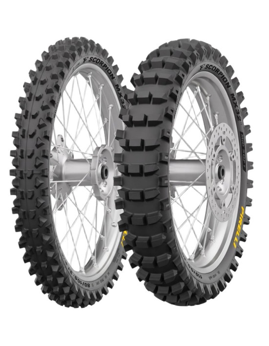PIRELLI 110/90-19 NEW SCORPION MX32 MID SOFT NHS 62M TT Zadná DOT 12/2026